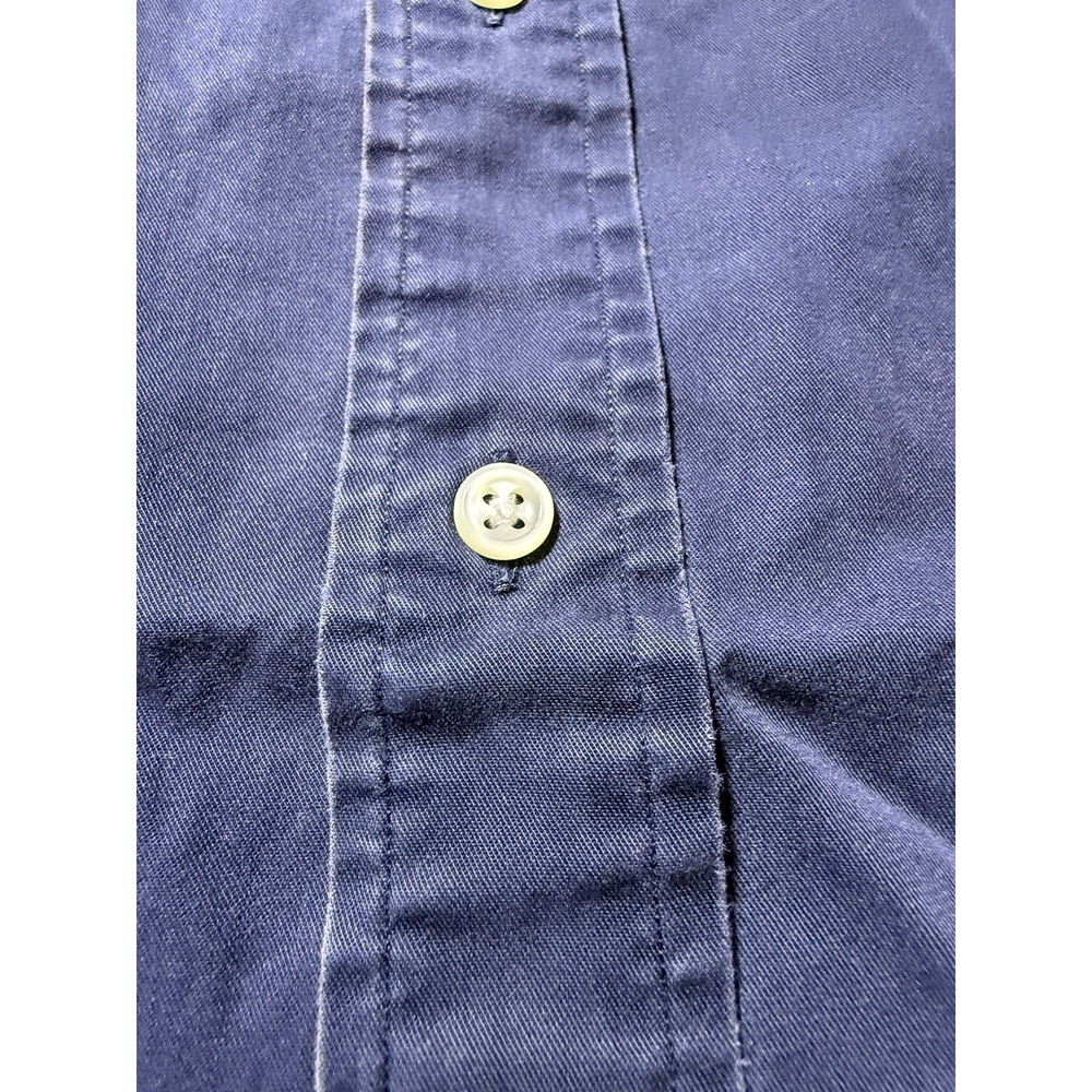 Polo Ralph Lauren Blake Shirt Mens XL Navy Button Front Long Sleeve Cotton - Picture 4 of 10